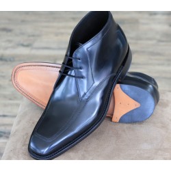 Loake *Stewart black 3 eye...