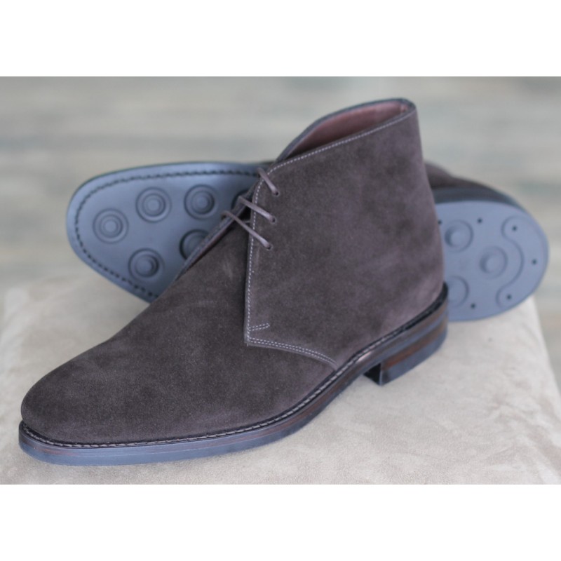 loake pimlico black suede