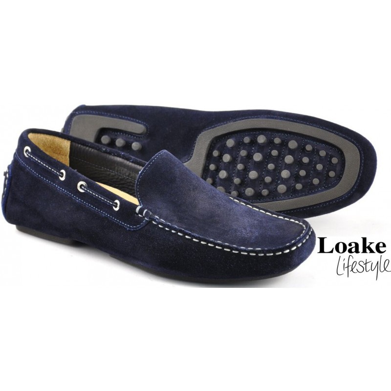 Loake Donington navy loafer/deck shoe EU Size 41