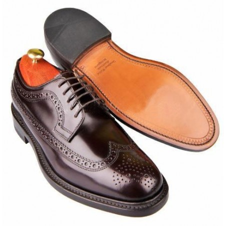 Loake Royal oxblood/burgundy 5 eye derby brogue UK Men's Size 9